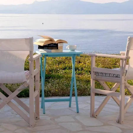 House With 3 Bedrooms In Agios Ioannis Diakoftis With Wonderful Sea View Furnished Terrace And Wifi 別荘
